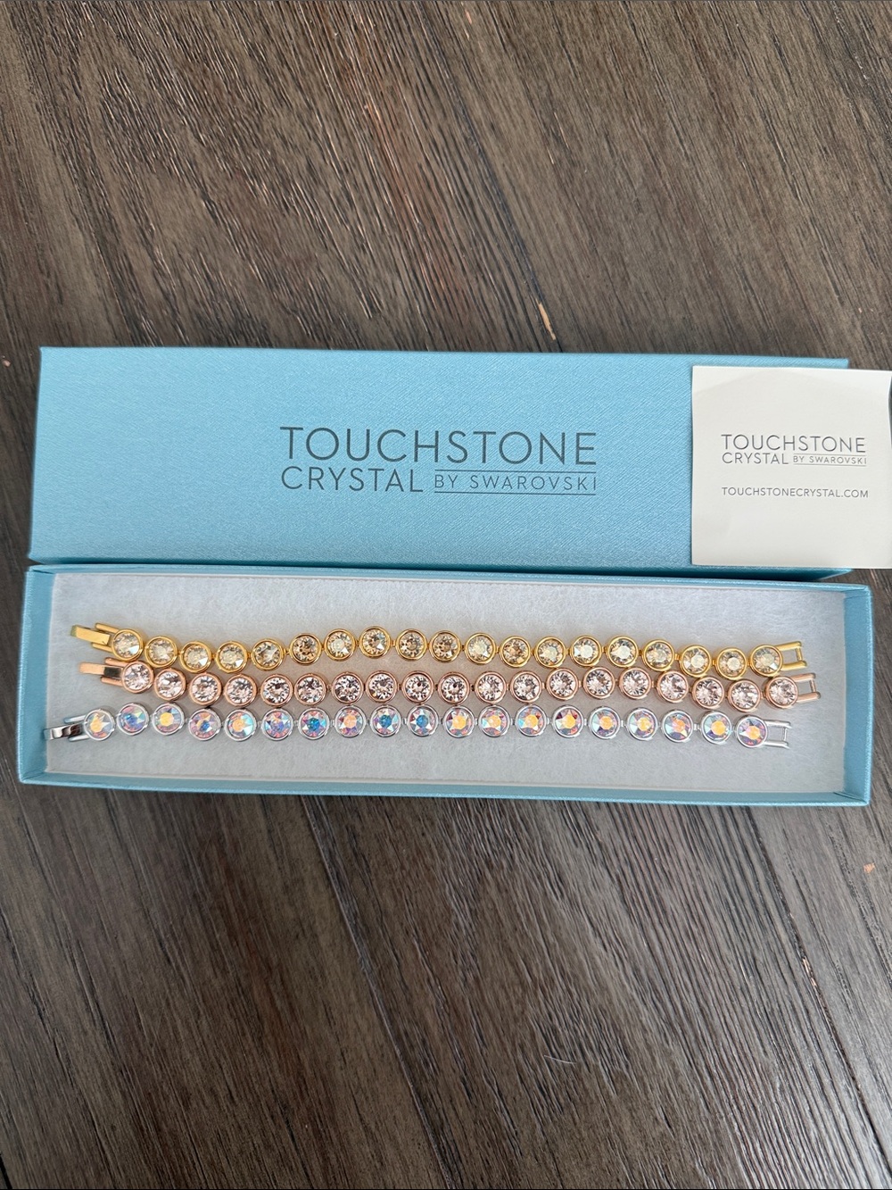 Touchstone Crystal by Swarovski Bracelet Set